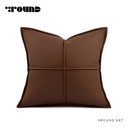 Leather Square Cushion