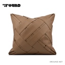 Leather Square Cushion