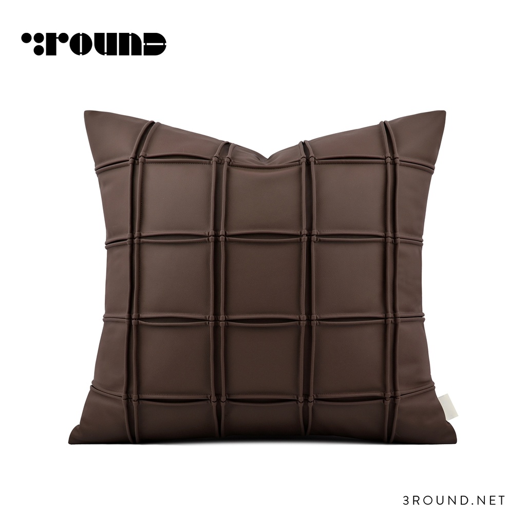 Leather Square Cushion