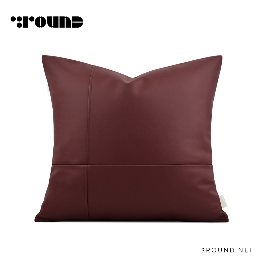 Leather Square Cushion