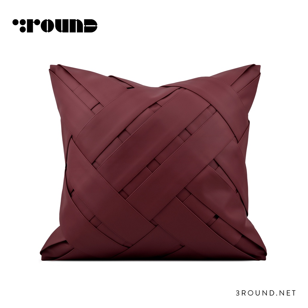 Leather Square Cushion